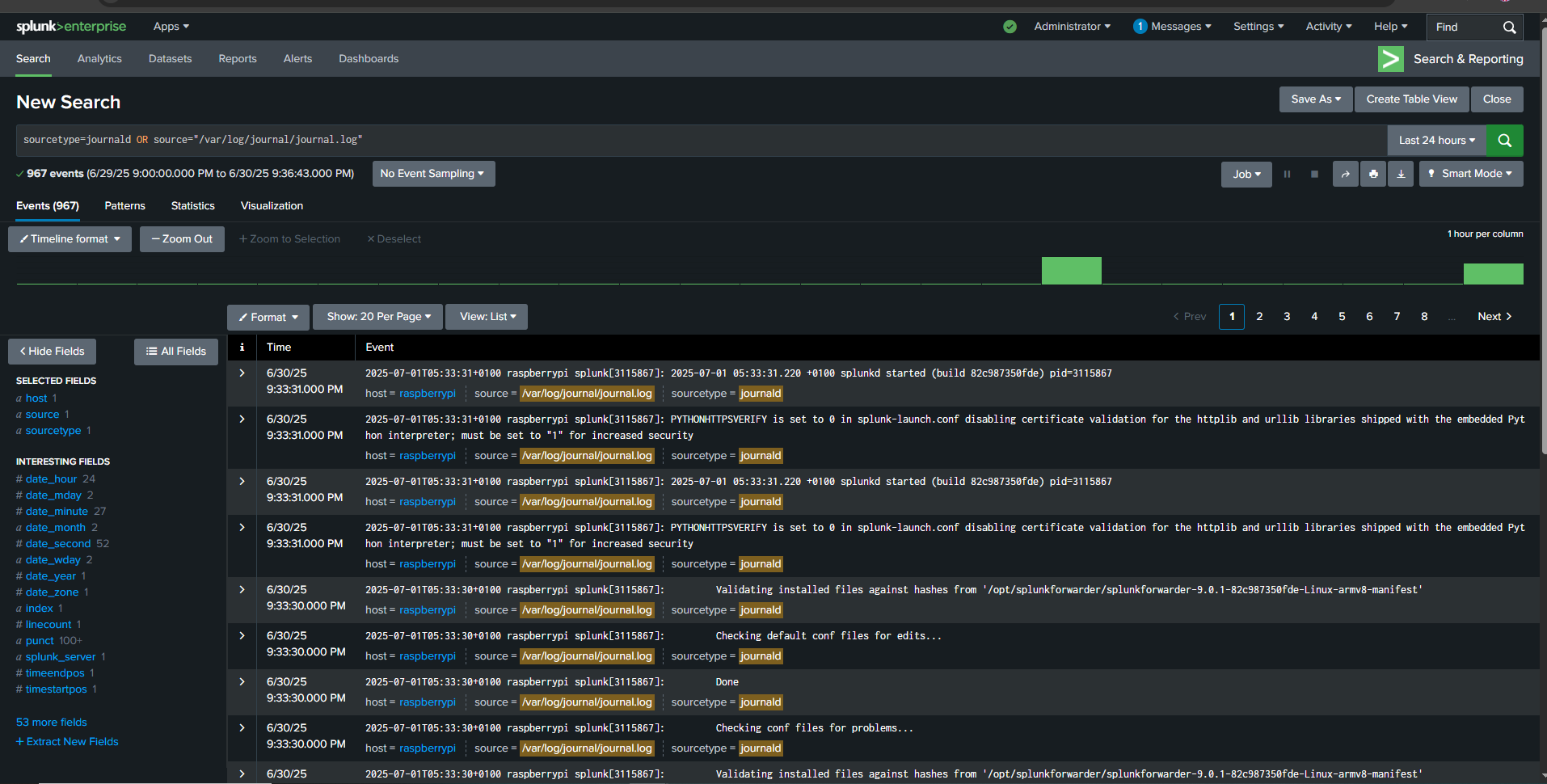 Log Forwarder Config Screenshot